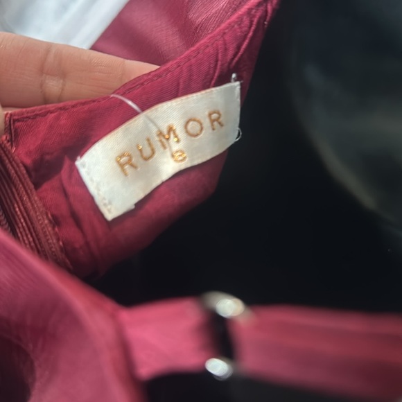 Wine mini dress - Picture 9 of 9